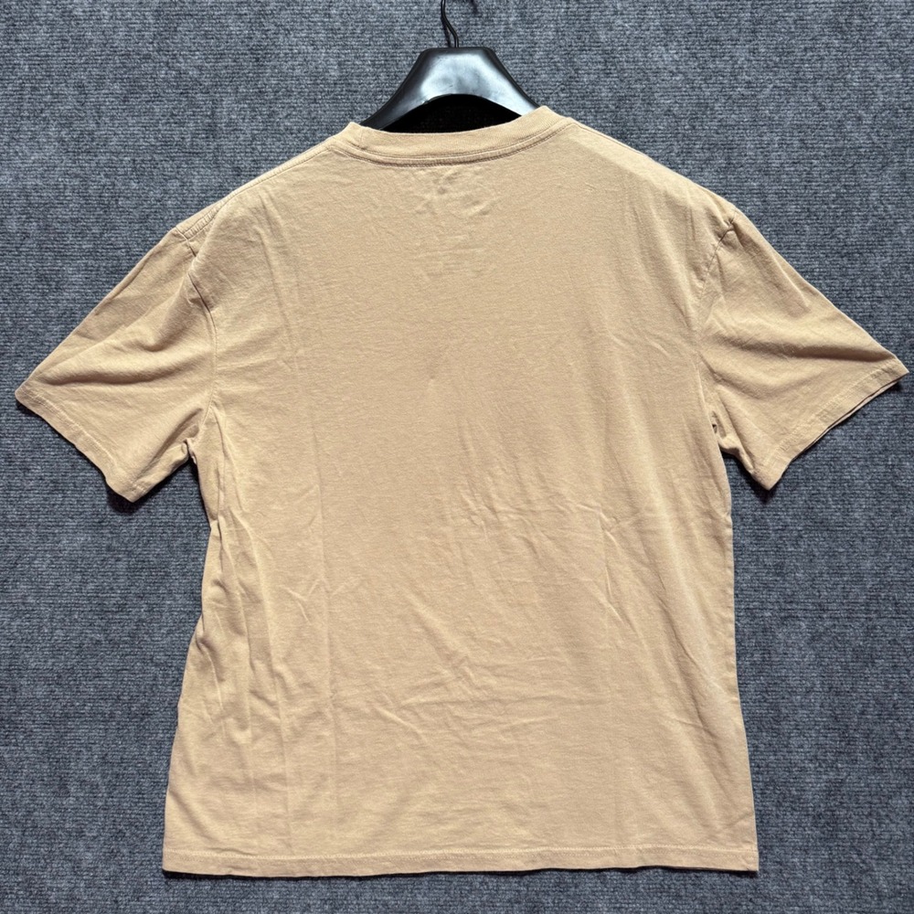 2Pac Tupac Shakur T-Shirt Small Tan Beige Cotton Rap Tee - Picture 3 of 6
